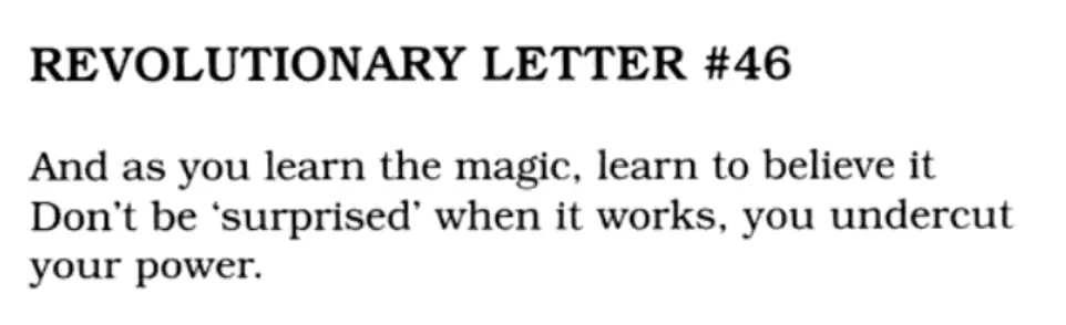 Diane Di Prima's Revolutionary Letter 46